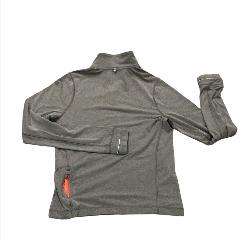 Hollister Men’s Gray & Orange Size Large 1/4 Zip - Picture 2 of 8